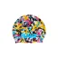 Funky Silicone Swimming Cap - Messed Up